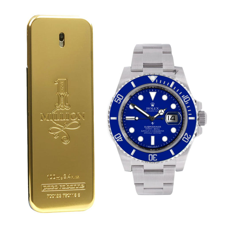 KIT PERFUME ONE MILLION+ROLEX SUBMARINER