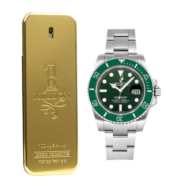 KIT PERFUME ONE MILLION+ROLEX SUBMARINER